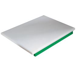 Planche de découpe en polyéthylène verte pour légumes - 500x420xh20 mm - pdp/gr-c_0