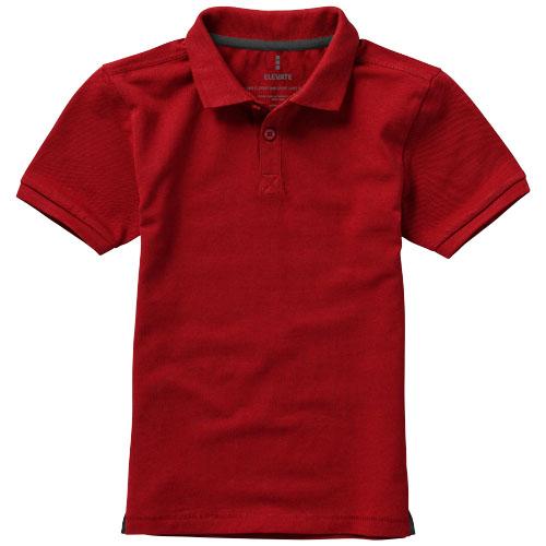 Polo manches courtes enfant Calgary - col et poignets en tricot plat, maille piquée 100% coton 200 g/m²_0