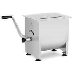 Royal Catering - Royal Catering Mélangeur À De Viande Professionnel Mixeur RC-MMA16 (16 l, Manuel, 4 Pales, Couvercle Transparent, Inox, Aluminium)_0