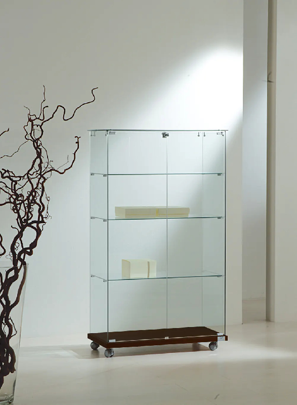 Vitrine de 80cm de large 8/14va - wengé_0