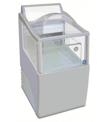 Vitrine réfrigérée bi-température, avec couvercle plexiglas, à disposer près des caisses pour les impulsions d'achat -  jazz 56 np iarp_0