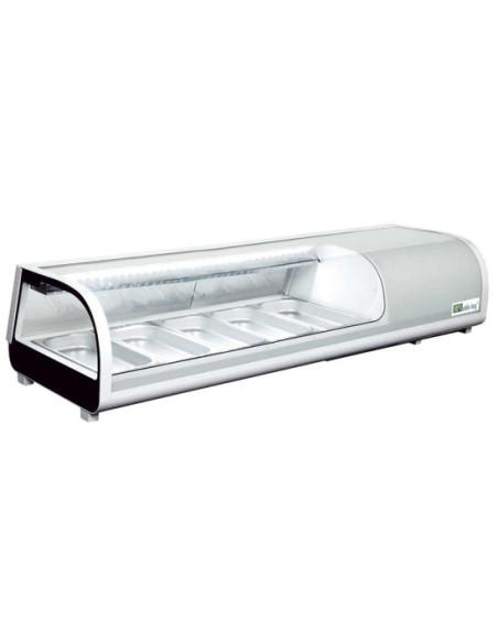 Vitrine réfrigérée à poser 5 bacs GN1/3 - Référence : RTS-52L_0