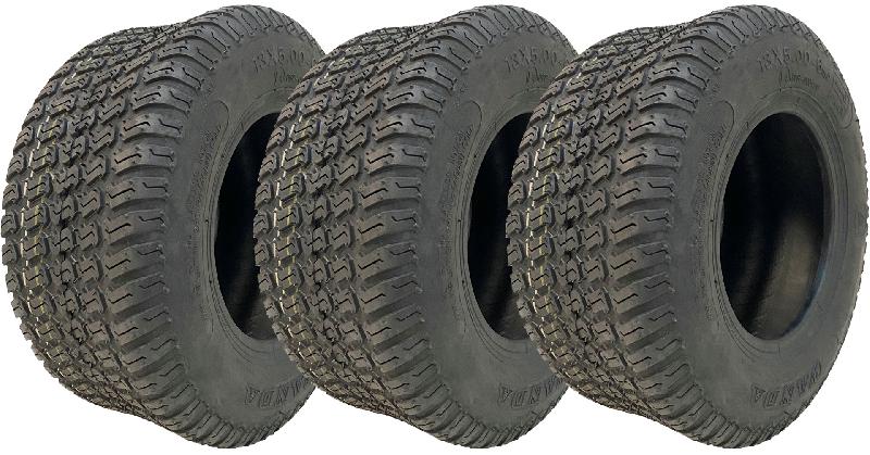 13x5.00-6 Pneu pour tondeuse à gazon Wanda P332 Multi Turf 4 plis Road Legal (Lot de 3)_0