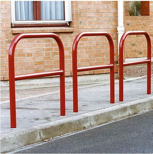 21581 arceau urbain - en acier galvanisé ou peint - Ø 60 mm - longueur 1000 à 2000 mm - avec tube renforcé_0