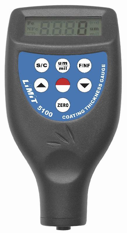 Jauge d'épaisseur de revêtement digitale mesurez l'épaisseur des couches de vernis plastiques zinc sur différents métaux Limit LIM5100_0