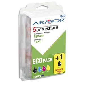 Pack couleur - Cartouches d'encre compatibles 18 B10243R1 - Armor pour Epson Expression Home XP_0
