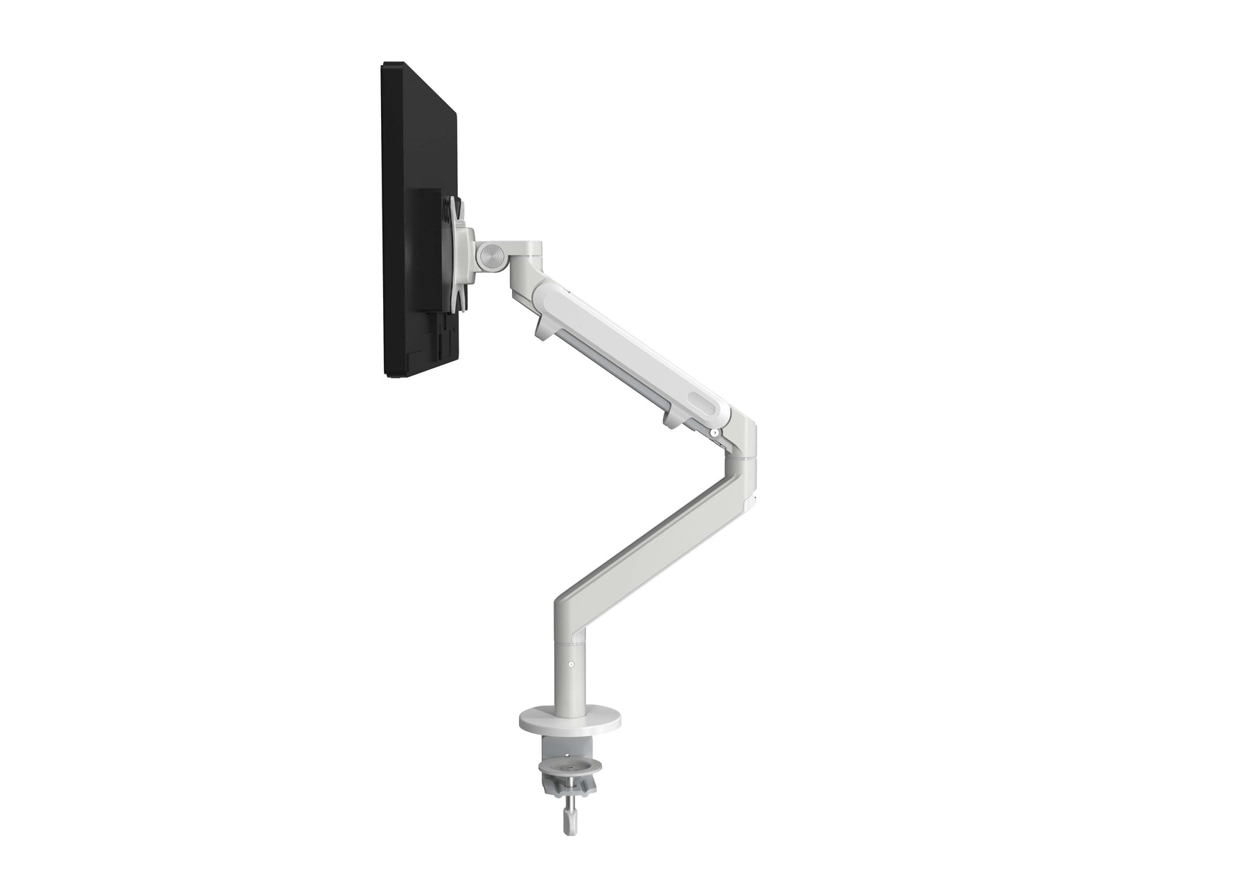 Bras articulé pour écran - Hauteur ajustable 24 cm - Rotation 360° - Acier inoxydable - Support VESA 75/100_0
