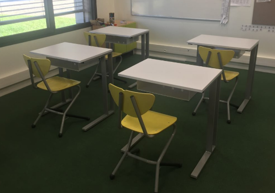 Bureau d'école - Tables SCHOOL TEAM & Chaises OLLE_0