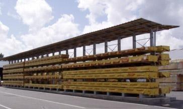 Cantilever couvert pour le stockage de bois de charpente - optimisé pour la filière bois_0