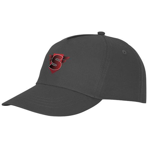Casquette 5 panneaux Feniks 38666890 - œillets brodés, fermeture velcro, 100% coton twill 175 g/m²_0