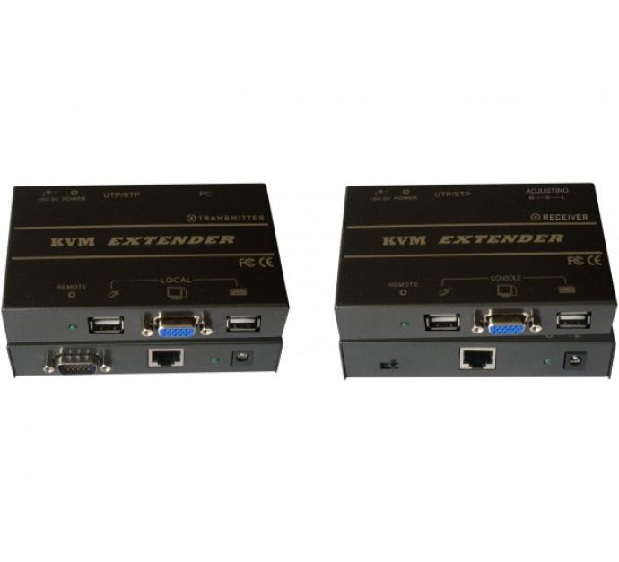 Dexlan prolongateur de console kvm vga/usb 150m sur cat5 50016_0