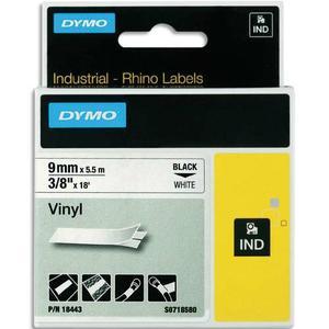 DYM RUBAN RHINO 9MM VINYL NR/BLC 18443_0