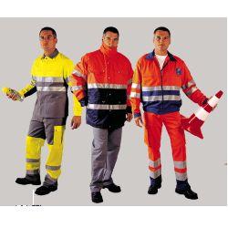 Épi haute visibilité - Tissus Luminex Klopman - Bandes rétro-réfléchissantes 3M ou T2S_0