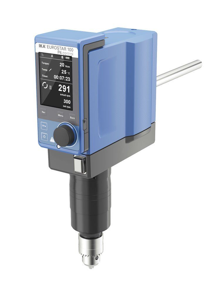 Eurostar 100 Control P4 - Agitateur à hélice de laboratoire IKA - Capacité max. 100 L (H2O) - Applications en milieux très visqueux_0