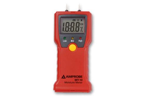 Humidimètre à pointe 8-60 % pour bois, 0.3-2 % pour matériaux de construction - Beha-Amprobe - Réf. 64076 - AMPMT-10_0