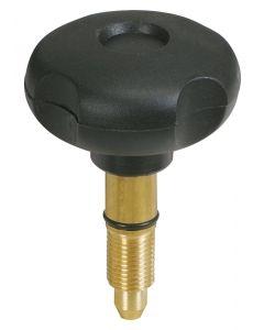 Molette de décharge pour 902.1004 et 902.2004 - plastique robuste et laiton - réf. molep_0
