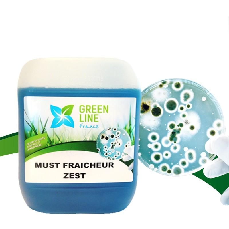 Désodorisant Must Fraicheur Zest - Réf. ode-musfrazes/5 - Désinfectant puissant et biodégradable 5L_0