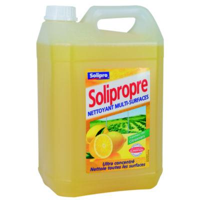 Nettoyant multi-usages ultraconcentré Solipro Solipropre citron 5 L_0