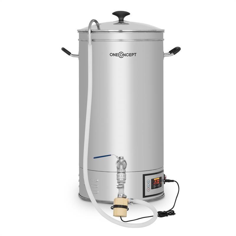 ONECONCEPT HOPFENGOTT CUVE DE BRASSAGE 30L 30-140 °C POMPE DE CIRCULATION INOX