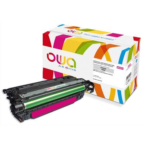Owa toner compatibilité hp magenta cf033a/646a k15815ow_0
