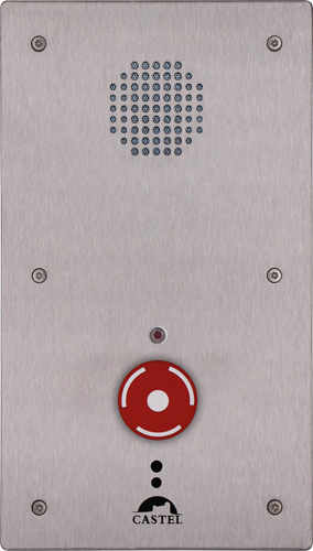 Poste audio d'appel d'urgence avec bouton coup de poing MSPI-1B-LIAISON-CP - REF: 440.6300_0