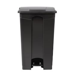Poubelle de cuisine à pédale Jantex noire 87L - noir GACW724_0