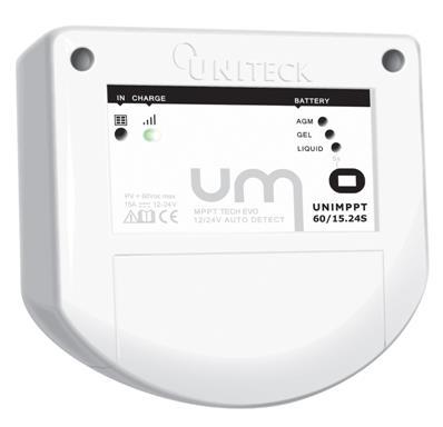 Régulateur de charge solaire 15a mppt 12/24v uniteck_0