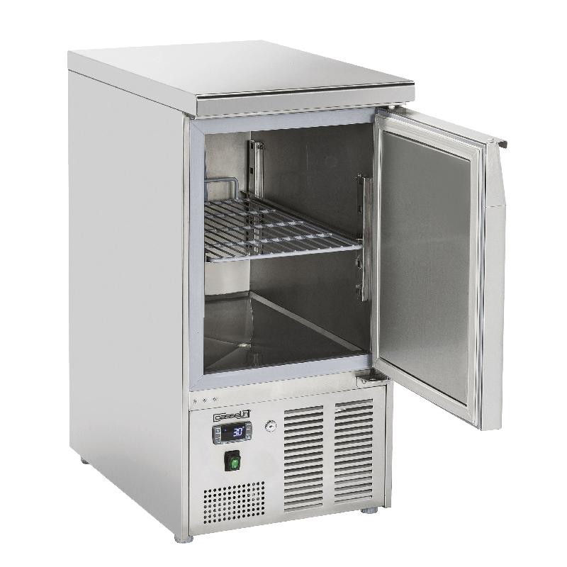 Saladette réfrigérée 1 porte GN 1/1 - Acier inoxydable - Froid statique - Marque CASSELIN_0