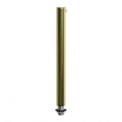 Serre-Câble Tubulaire  Laiton 150 mm : Fixation Métallique avec Tige, Écrou et Rondelle - Idéal pour Câbles Longs - jaune 3760327517168_0