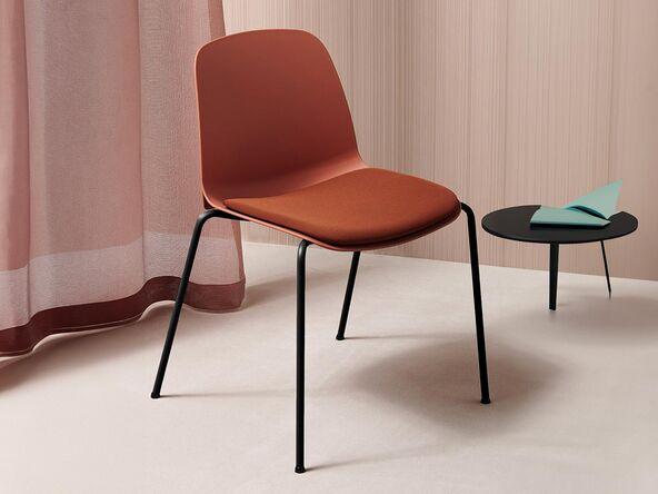 Lot de 2 sièges de réunion Kire avec assise en tissu_0
