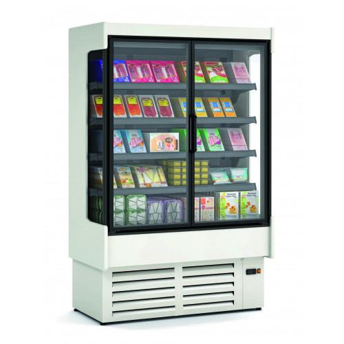 Vitrine murale professionnelle avec portes pour boucherie charcuterie