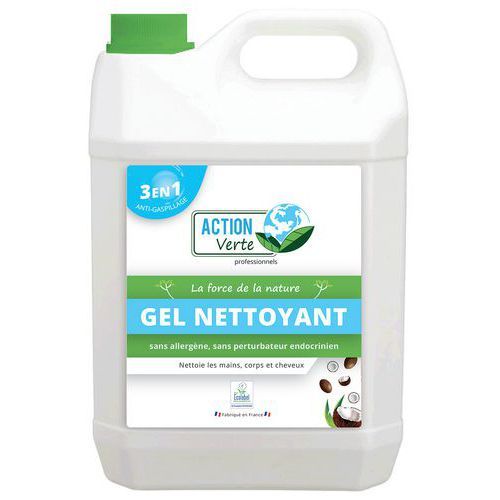 ACTION VERTE SAVON MAINS CORPS CHEVEUX COCO ÉCOLABEL 500ML - LOT DE 12