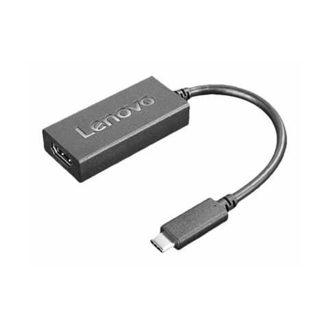 Adaptateur vidéo Lenovo, USB-C vers HDMI 2.0, 24 cm, noir - 0192940376274_0