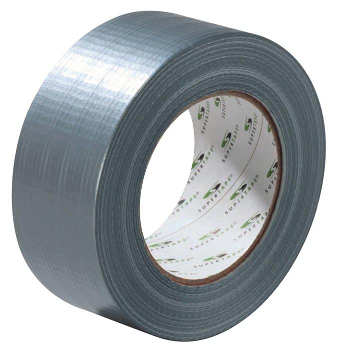 Adhésif toilé SuperDuct ST201 gris argent - rouleau 50 m x 48 mm - forte adhérence et flexible - SUPERTAPE_0