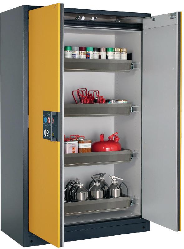ARMOIRE SÉCURITÉ Q-CLASSIC-90 Q90.195.120 GRIS/JAUNE - MANUTAN COLLECTIVITÉS