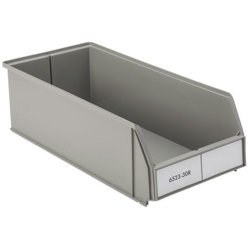 BAC À BEC EN PLASTIQUE RECYCLÉ 122L GRIS - TRESTON