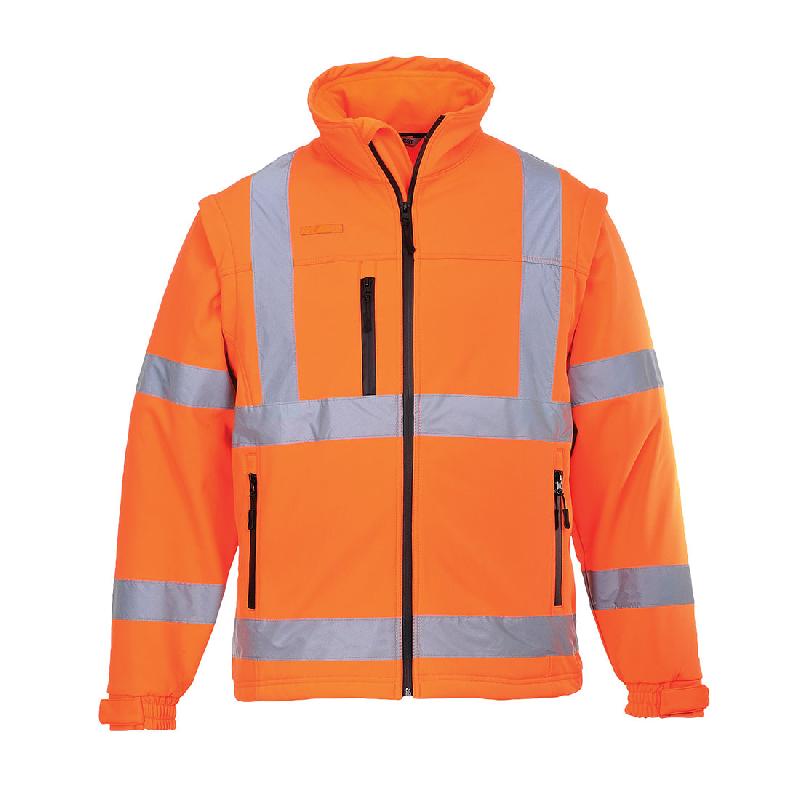 Blouson HiVis Softshell (3 couches) - Orange / XXL_0