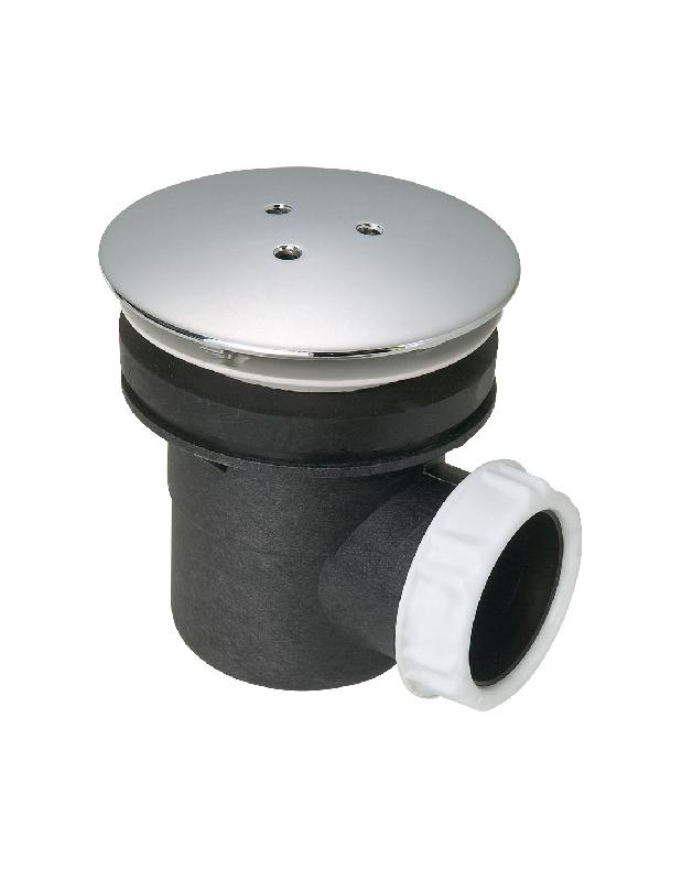 BONDE DE RECEVEUR À CAPOT MÉTAL ROND 90MM POUR DOUCHE D60 SORTIE HORIZONTALE - VALENTIN - 00 566000 000 00