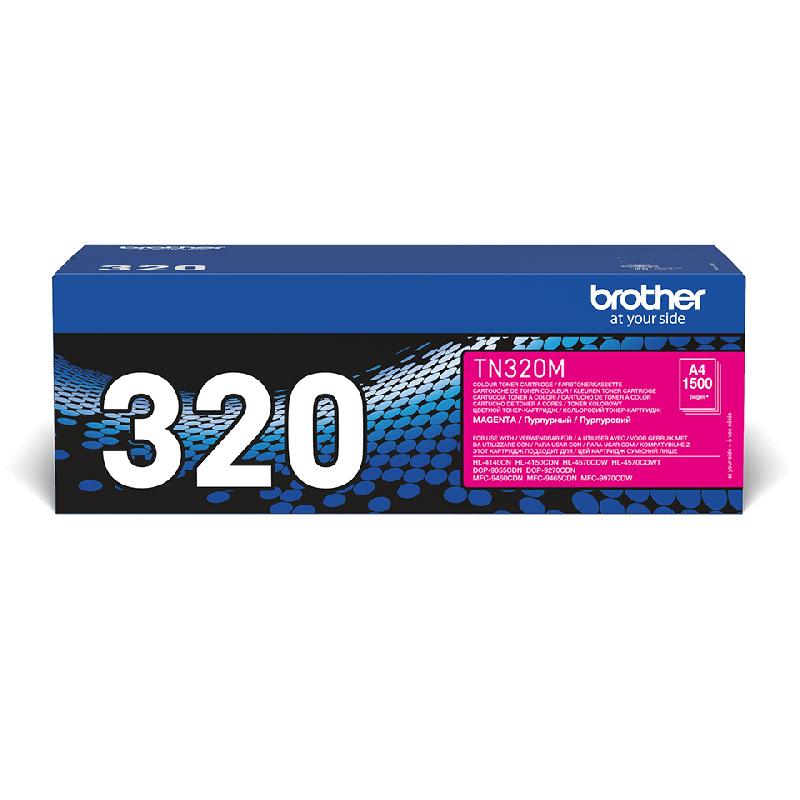 Brother TN-320M - Cartouche de toner originale – Magenta_0