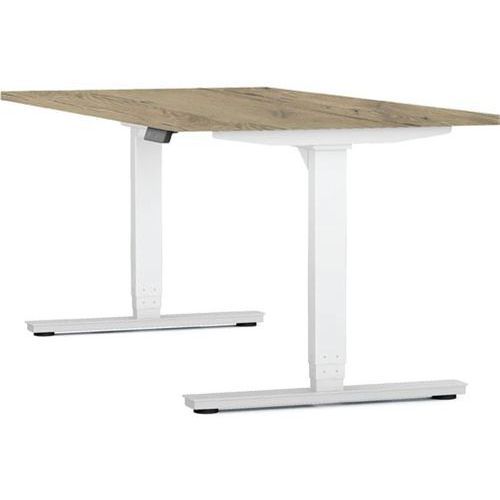 BUREAU MOTORISÉ L180XP80 ÉP.25MM CHÊNE BRUNSWICK/BLANC - EOL