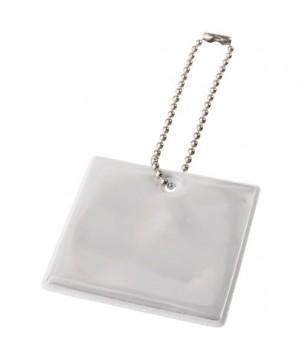 CARRÉ RÉFLÉCHISSANT À ACCROCHER H-16 RFX - BLANC - ACCESSOIRES DE SÉCURITÉ PUBLICITAIRES