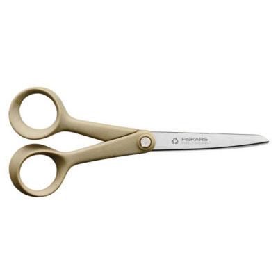 CISEAUX RECYCLES AMBIDEXTRE FISKARS A ANNEAUX RONDS - 17 CM