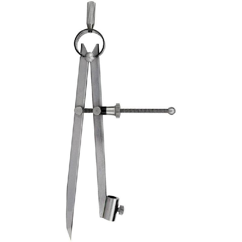 Compas à ressort porte-crayon en acier - 300 mm - Référence 190054_0