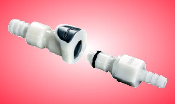 Coupleur série APC - diamètre de passage 6,4 mm - verrou plastique et design épuré_0
