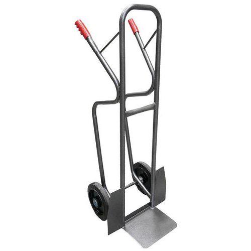 DIABLE 300 KG CHARGE HAUTE ROUES CAOUTCHOUC NOIR - STOCKMAN