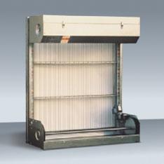 Filtre à air Roll-O-Matic pour ventilation - ossature avec rouleau en fibre de verre et moto-réducteur 0,09 kW_0