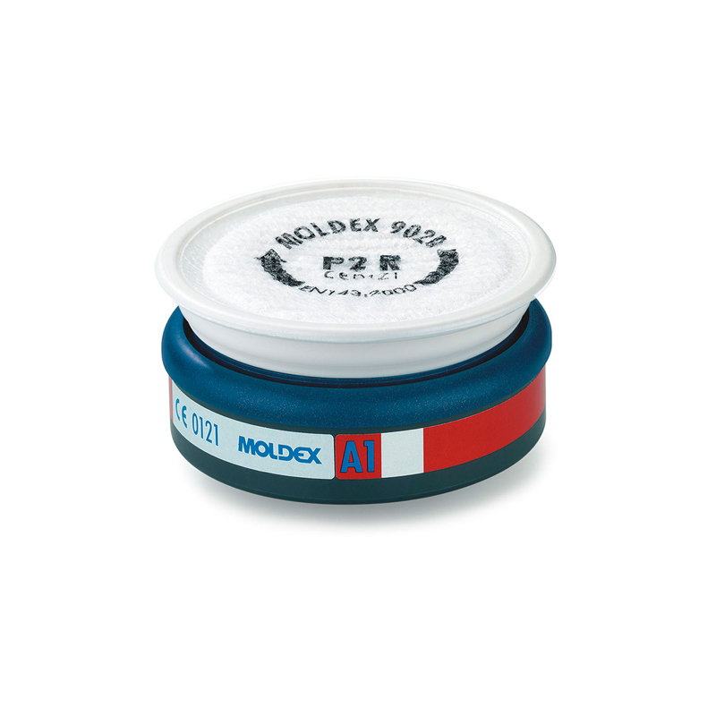 Filtres combinés Anti-Gaz + Particules A1P2 EASYLOCK - Série 7000/9000 - PRFA10A1P2 - Moldex_0