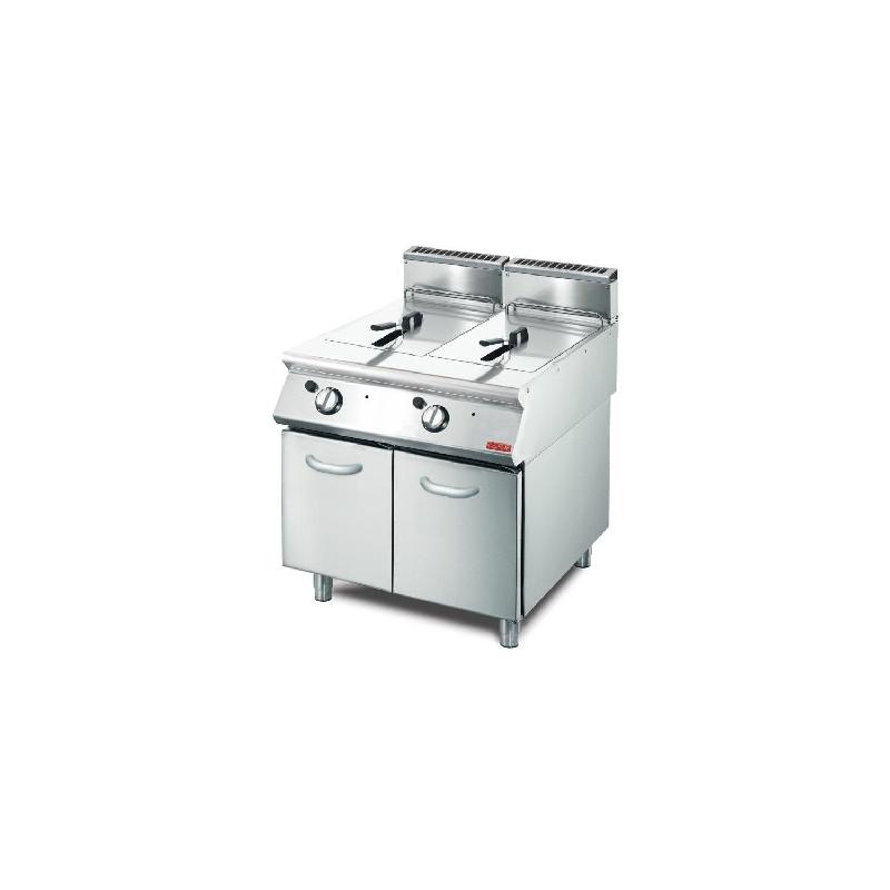 Friteuse GAZ double 2 x 13 Litres sur placard neutre, GAZ_0
