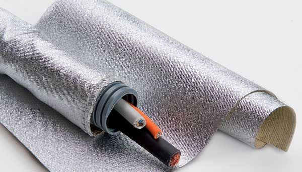 Gaines thermiques GLASO, GLASIL et KEVLAR - Brevetti France - protection circuits électriques jusqu'à 800°C_0