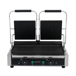 Grill Panini Double - Plaques Rainurées - Dynasteel - 3760362390542_0